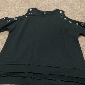 Forever 21 grommet sweatshirt
